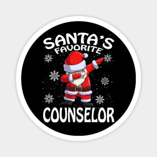 Santas Favorite Counselor Christmas Magnet